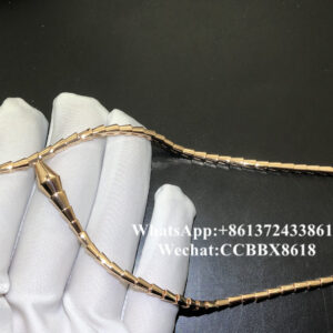 BG Serpenti Viper necklace, 18k rose gold