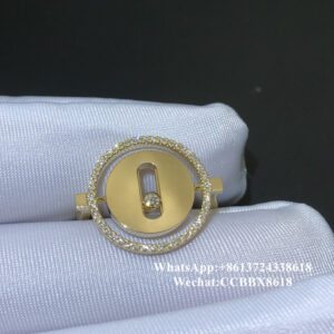 ct trinity bracelet, black cord, 18k gold (复制)