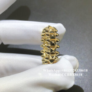 CT Clash ring, 18k yellow gold, medium model