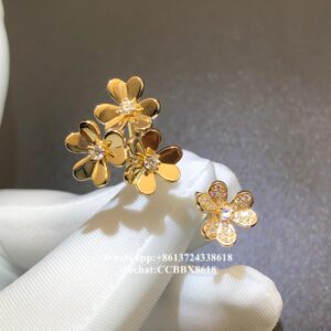 VCA Frivole Between the Finger ring, diamonds, 18k yellow gold